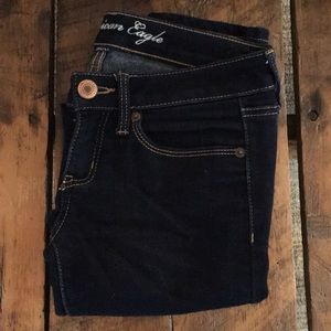 Dark blue skinny jeans